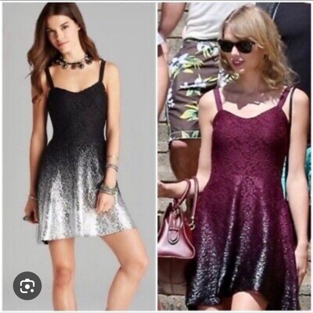 Free people ombré foil dress size small
